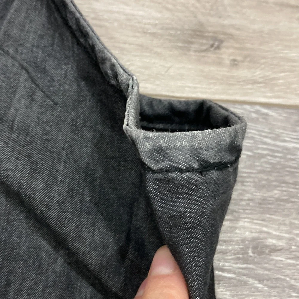 Cato Dark Denim Adjustable Spaghetti Strap Romper  Medium - Picture 10 of 16